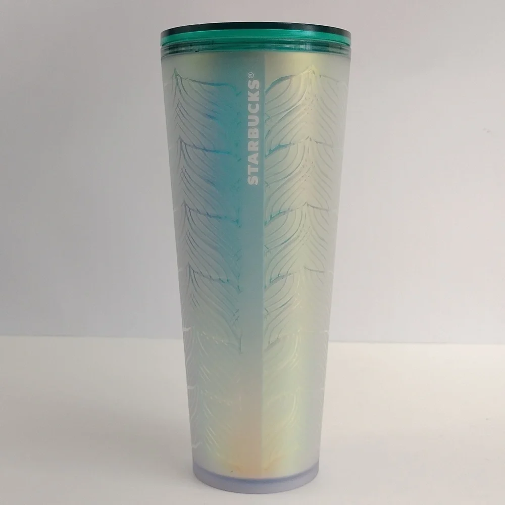 Starbucks Frosted Sirens Mermaid Tail Tumbler